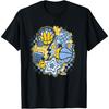 Футболка с психоделическим баскетбольным коллажем Memphis Grizzlies из НБА