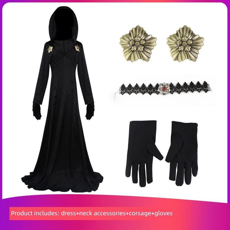 Biohazard 8 Village Moth Girl/Timmitrescu Long Dress Cosplay Costume