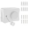 Retractable Clothesline 5M Anti-Sag Clothes Drying Laundry Line Indoor Space Saving Wall-mounted Invisible Clothesline New