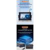 7-дюймовый экран 1024X600 система заднего вида 2.4G цифровая беспроводная камера и 24V автомобильный монитор для автобуса грузовика склада погрузчика