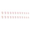 24pcs Nail Pieces Wearable Nails Ice Transparent False Nails