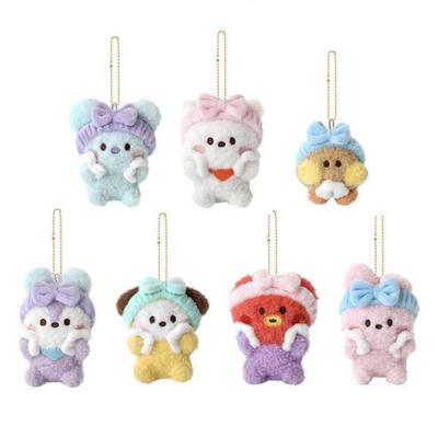 BT21 - КУКЛЫ-БРЕЛКИ ДЛЯ КУПАНИЯ, Подлинные официальные товары, 75 X 45 X 90(мм), KPOP, KBeauty, бесплатные образцы