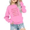 Kids' Fashion Loose-Fit Casual Long-Sleeve Christmas Print Oversized Crewneck Sweatshirt