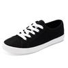 Unisex White Canvas Shoes Casual Summer Vulcanized Shoes Lace-up Students Cloth Shoe Women's Flats Sneakers Women Board Shoes