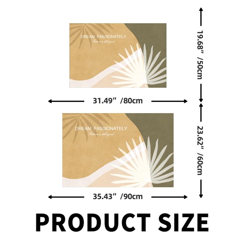 Коврик для входной двери из ПВХ-кожи для гостиной, коврик для входной двери, впитывающий коврик для ванной, ковер для прихожей на полу