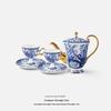 Сине-белый керамический набор для кофе и чая