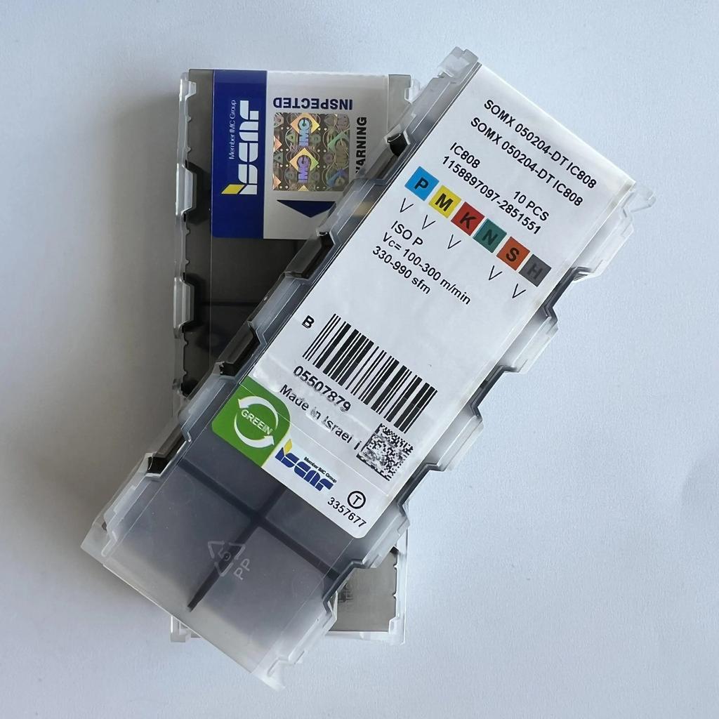 SOMX050204-DT IC808 Промышленные сменные твердосплавные пластины 10 шт.
