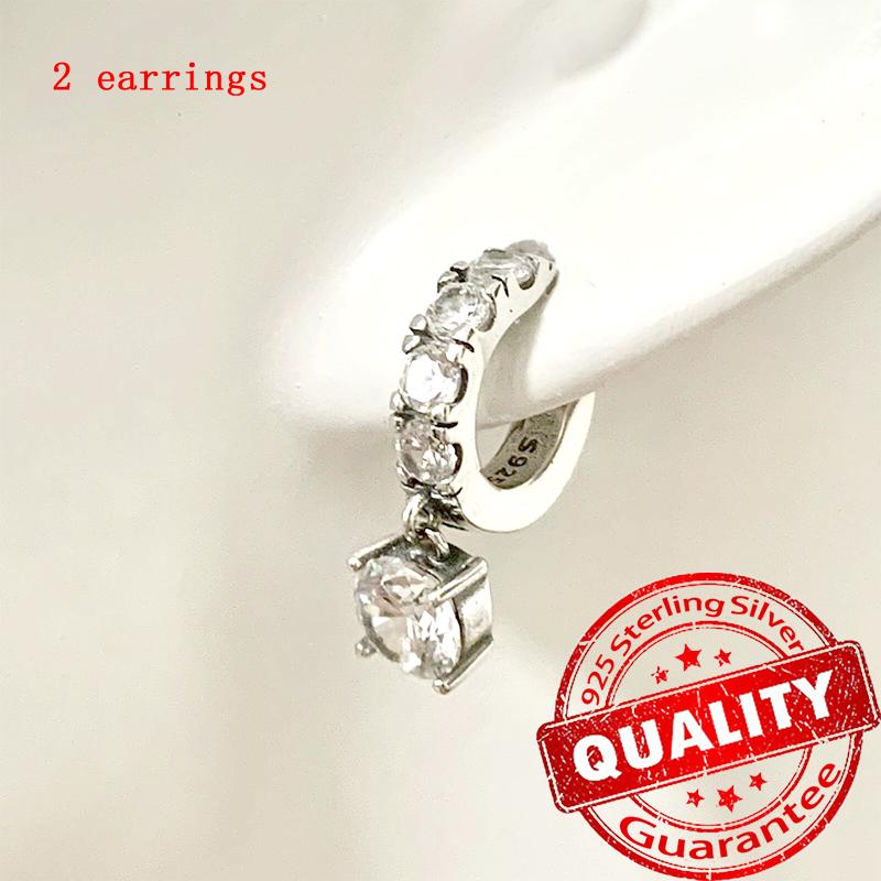 Новые медные серьги-пусеты в виде розовых бантиков с блестками и серьги-кольца с подвесками-паве для девочки, милые романтические украшения в подарок