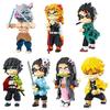 Hot Sale Japanese Anime Characters Micro Building Blocks Toys Demon Slayer Anime Figures Mini Bricks Kids Gifts