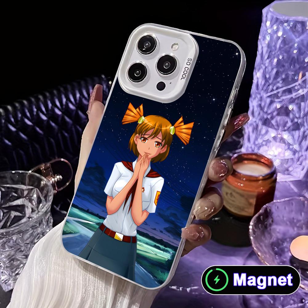Everlasting Summer Alisa White Translucent MagSafe Mobile Phone Case for iPhone 17 16 15 14 13 12 11 X XR XS Air Pro Max Plus