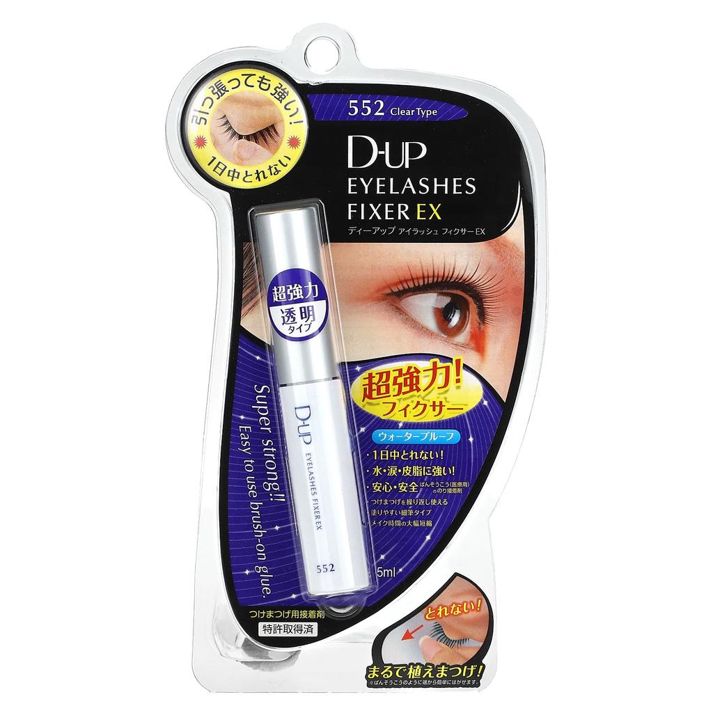 D-UP Eyelash Fixer Ex, 552 Clear Type, 5Ml(0.17Fl Oz)