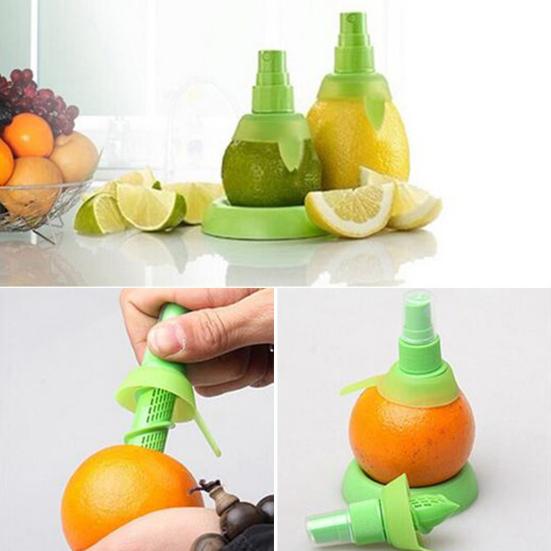 2 шт. Набор распылителей лимонного сока, ручной распылитель цитрусовых с держателем, зеленый распылитель цитрусовых для салатов, морепродуктов, овощей, соковыжималка для лайма