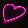 USB/Battery Powered LED Neon Sign Light Home Wall Background Shop/Wedding Decor Lamp (Pink)