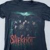 2014 Рубашка Slipknot Мужская Средняя Черная Двусторонняя Металлическая Концертный Тур Группа Футболка