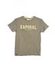 T-shirt - Kaporal - Junior - 100% Cotton - Khaki - Short Sleeves