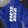 Autumn and Winter New Men's and Women's Hooded Sweatshirt, JESUS Letter Printed Daily Fashion, Casual and Comfortable