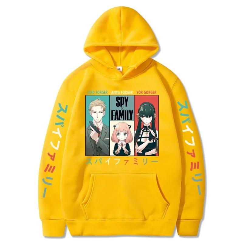 Autumn Anime Spy X Family Hoodie Anya and Bond Sweatshirt Hoody Tops Pullovers Hoodie Fleece Hoodies Sweatshirt for Girls