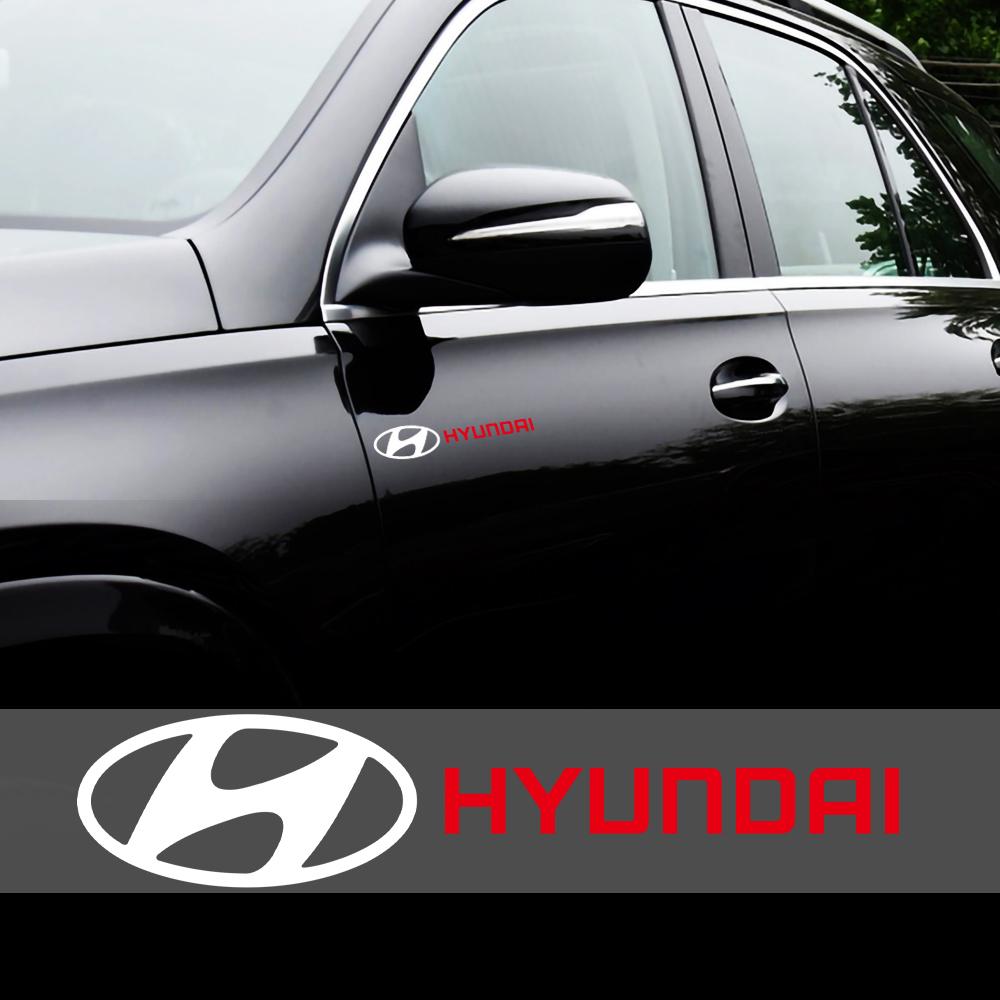 Waterproof Car Stickers Vinyl Styling Art Creative Auto Decal For Hyundai I10 I20 I30 I40 IX20 IX35 Santafe Solaris Azera GDI TL PP38