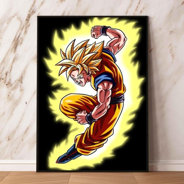 Картина на холсте, настенная живопись, Жемчуг Дракона, украшение в виде карот, картина для комнаты, дома, подарок, картина