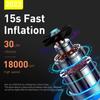 Автомобильный воздушный компрессор 12 В портативный электрический воздушный насос для автомобиля, мотоцикла, велосипеда, цифровой насос, мини-надувной насос