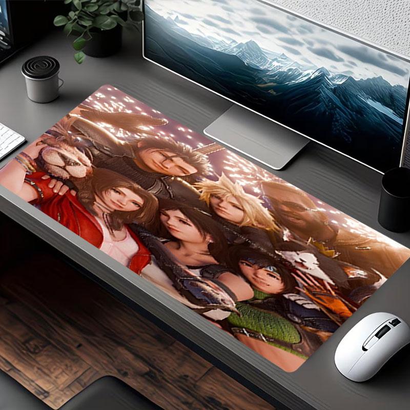 Final Fantasy Print Mouse Pad, for Keyboard Pad Laptop PC Mat for Office Home Use, Desk Decor, Perfect Birthday Gift for Gamers