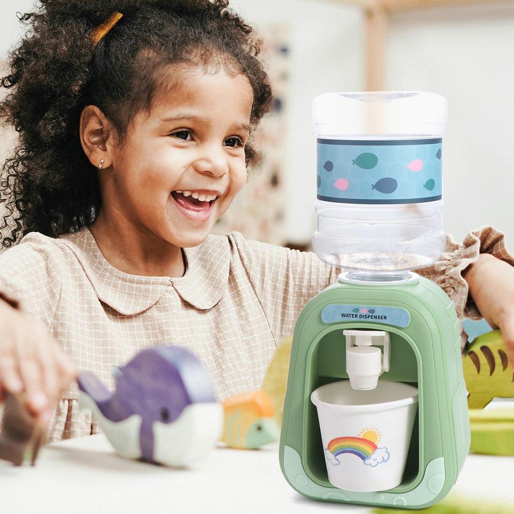 Educational Water Juice Milk Simulation Water Dispenser Drinking Fountain Toy Mini Water Dispenser
