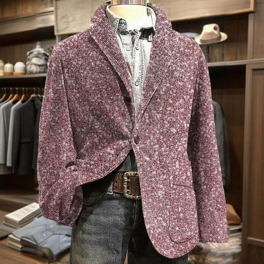 Мужская куртка в стиле business casual из вельвета