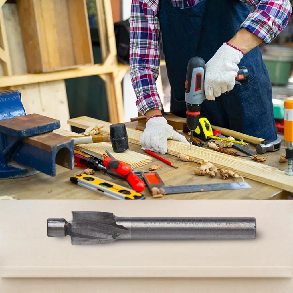 1 шт. Концевая фреза HSS M3-M8, инструмент для прорезки пазов, зенковка, фреза, быстрорежущая сталь, принадлежности для станков