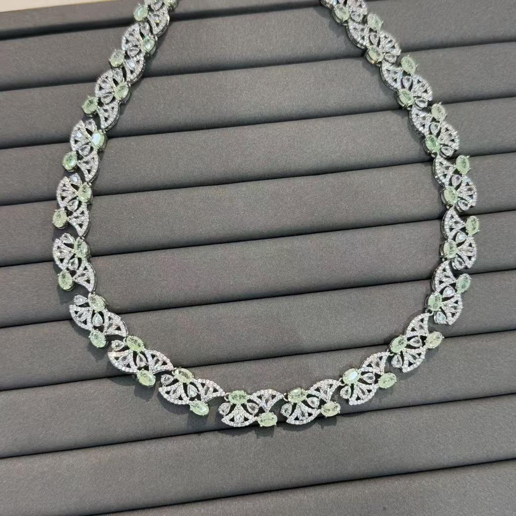 TIANSHE 2026 New Model Fashion Luxury Heavy Industry Necklace Earrings Jewelry Set Vintage Temperament Evening Dress Accessories