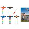 Dynamic Kite 3D Fishing Rod Line Kite Micro Kite Easy Flying Toy Long Tail Kite Popular Beach Activity Parent-Kids Favor