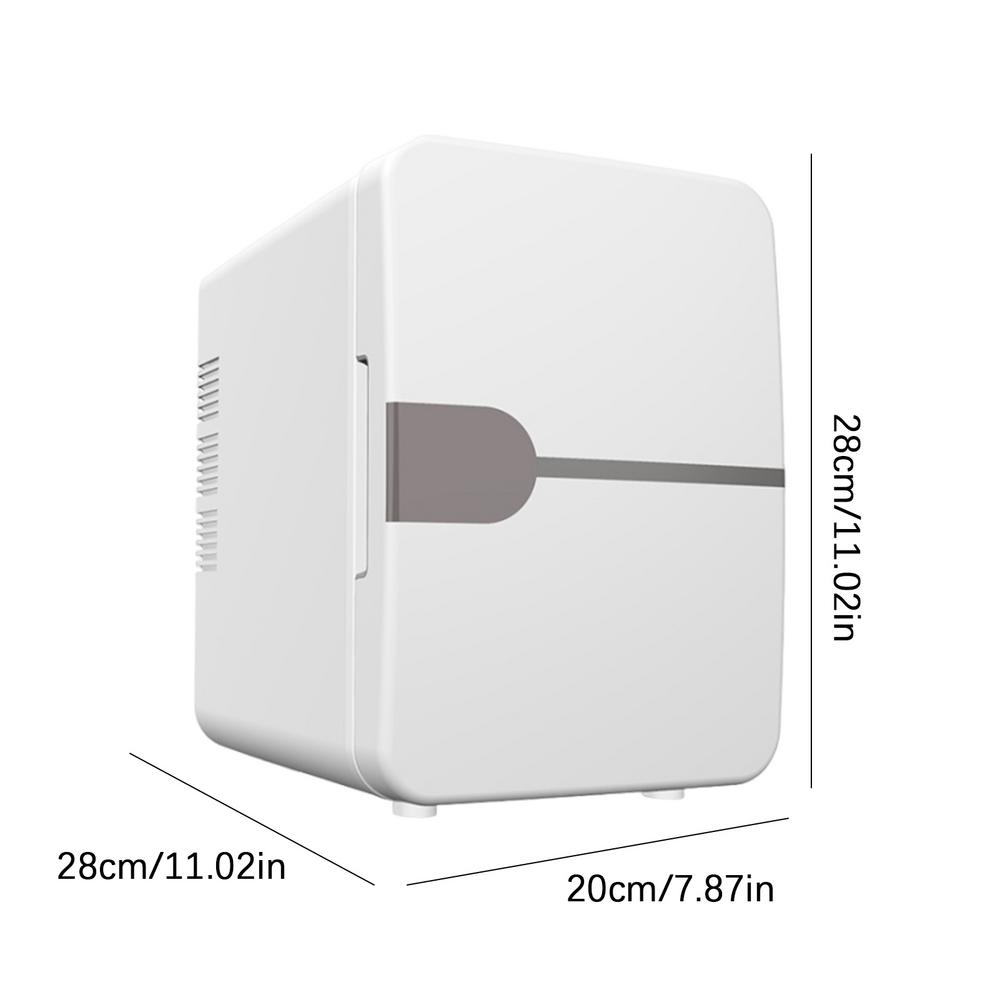 6L автомобильный мини-холодильник для красоты, косметики, масок, макияжа, ухода за кожей, холодильник постоянного тока 12 В / переменного тока 220 В, подогреваемый, охлаждающий, общежитие, холодильник