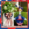 Porch Goose Outfits for 23 Inch Lawn Statue, 4th of July Costume for Cement Statue,Sculpture Clothes for Garden Patio USA 250th Anniversary Decoration