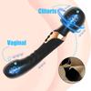 Вибратор с двойной головкой, клитор, фаллоимитатор для точки G, вибратор для клитора, вагины, сосков, массажер для анальной стимуляции, перезаряжаемый водонепроницаемый секс-игрушки для взрослых для женщин