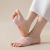 Женские носки с открытым носком, хлопковые, с полуноском, бесшовные, плоские, носки-лодочки, эластичные, массажные носки для передней части стопы, для облегчения боли