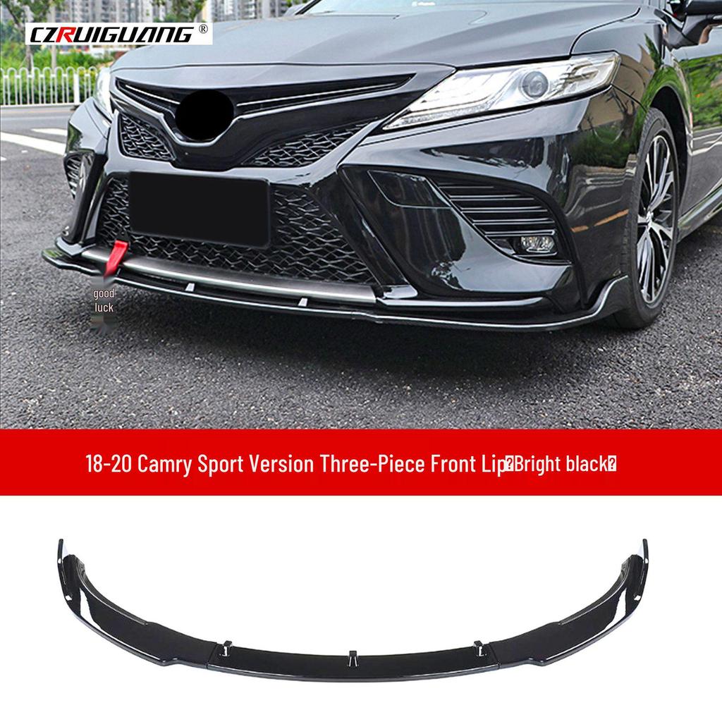 Передний сплиттер, боковые юбки, задний и верхний спойлеры для Camry 8-го поколения 2018-2020 годов, версия Sport