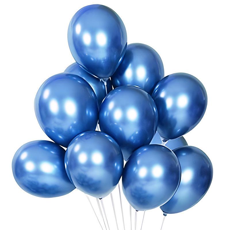 Solid Color 10-Inch Matte Latex Balloon Set for Children's Birthday Decoration