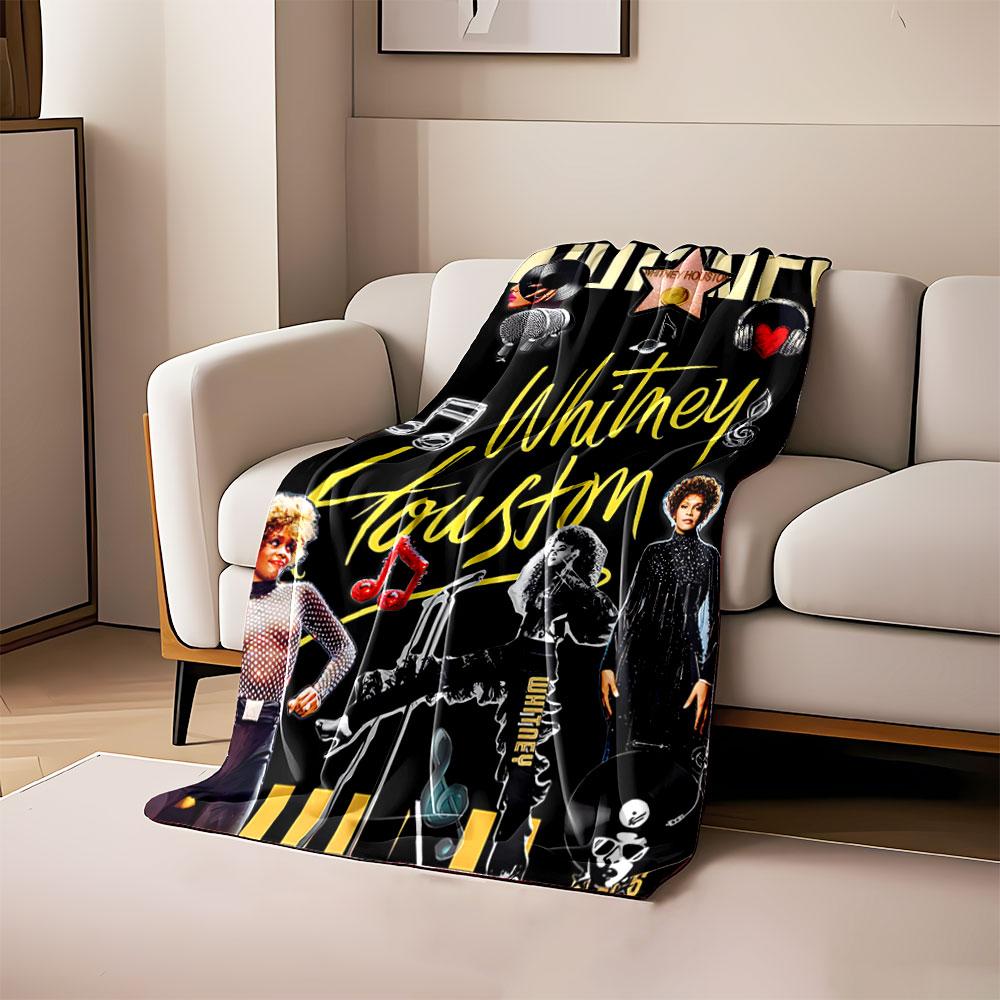 Whitney Houston Tribute Blanket for all seasons blanket lunch break throw gift