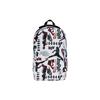Классические кроссовки с принтом по всей поверхности Холщовый рюкзак Универсальный рюкзак Белый 9A0484-F00