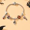 Halloween Pumpkin Bracelet Ornaments Niche Premium Hip Hop Cold Metal Ghost Bracelet