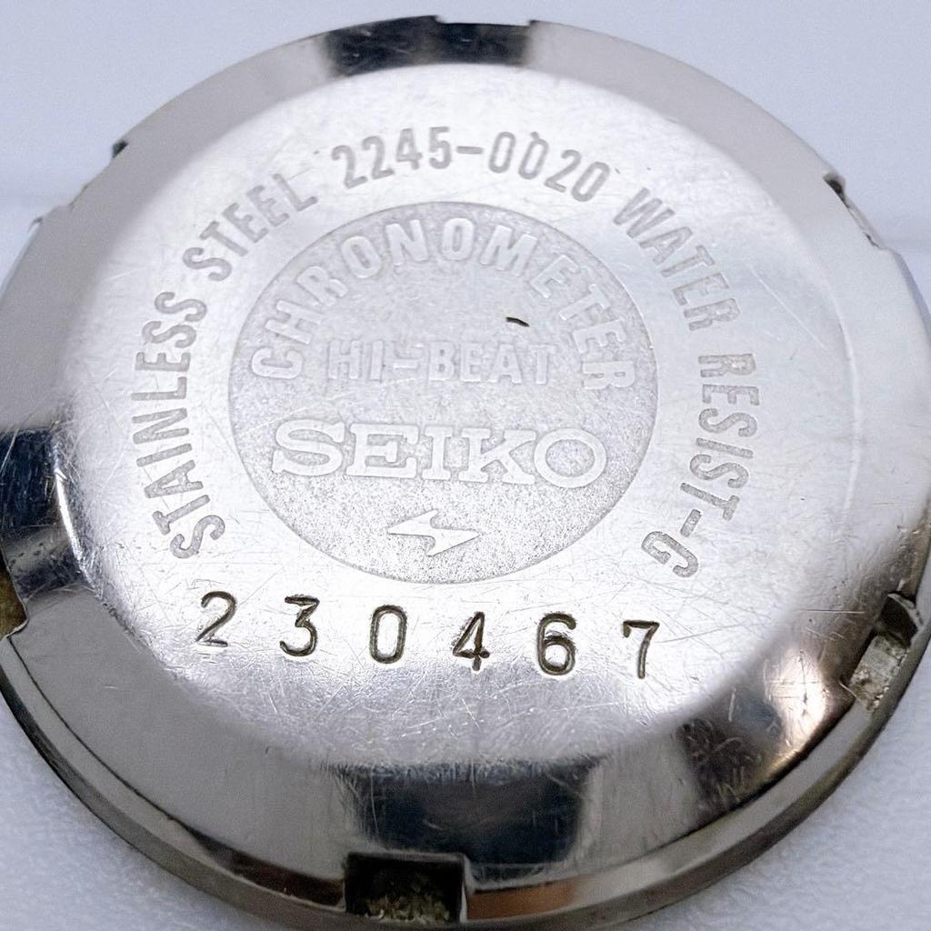 Б/у [Редкий] Seiko Хронометр Автоматический Hi-Beat Синий Циферблат
