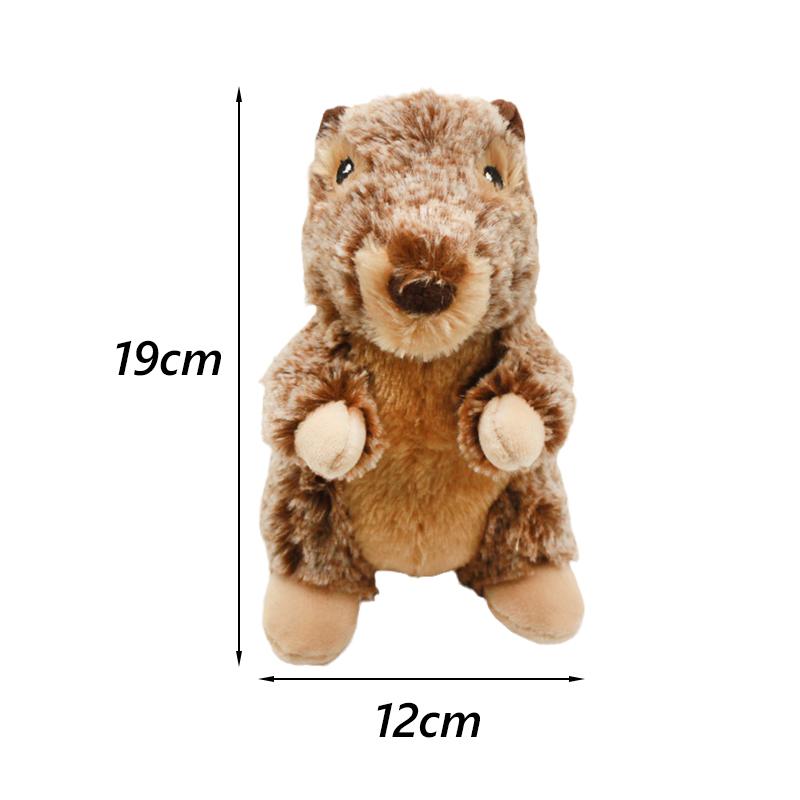 Plush Non Toxic Dog Chew Toys Clean Teeth Pet Toy for Small Medium Dogs Squeak Honey Badger Pug Puppy mascotas Accessories Stuff