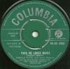 7inch Record DONALD PEERS & THE RITA WILLIAMS SI - Papa He Loves Mama 45DB4488 Columbia 1960 UK Pop Used