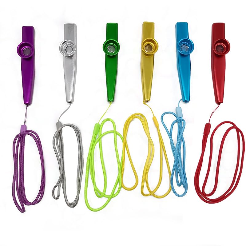 Lightweight Submarine Metal for and Performance Classes Kazoo, Kazoo, Practice, Beginners, (Red)