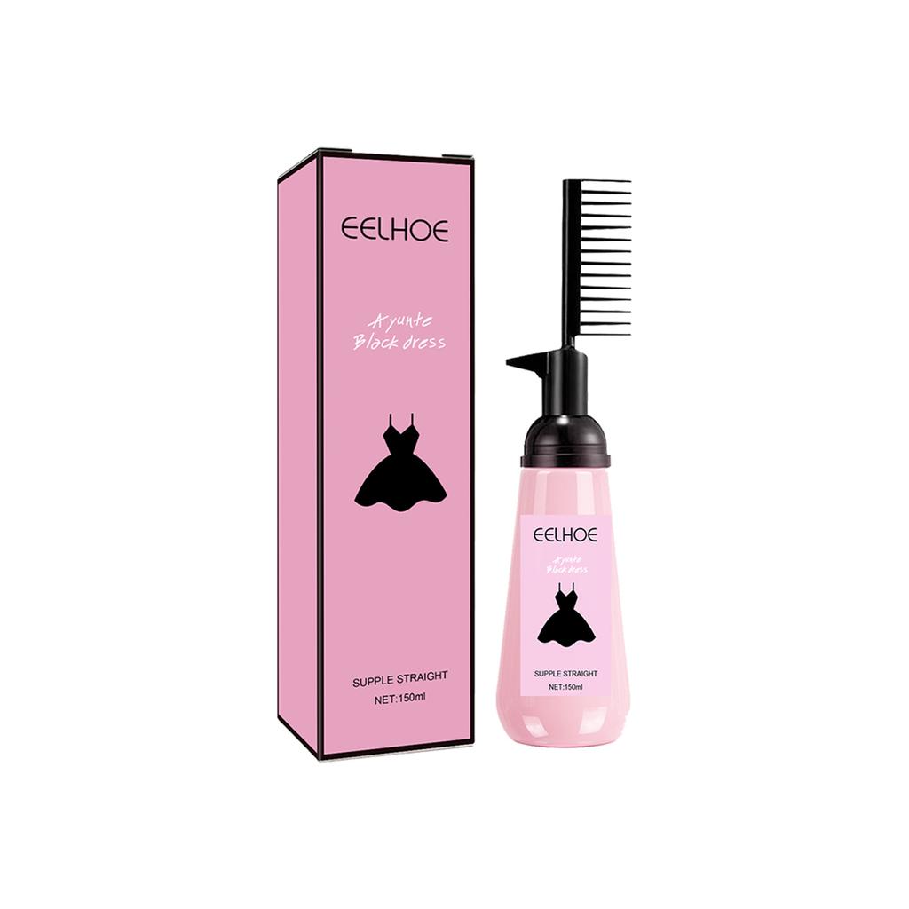 EELHOE Straight Hair Cream Hair Straightening Protein Treatment 1 Step Protein Smoothing Professional Results Straight 150ml