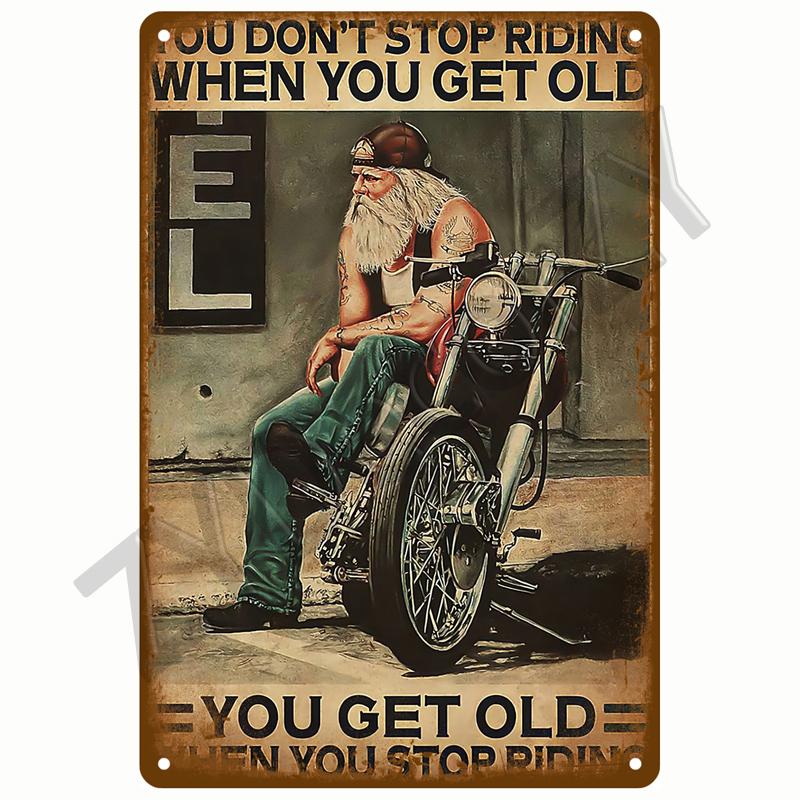 Retro Tin Sign Bar Cafe Club Garage Car Pub Vintage Metal Sign Plaque Painting Motorcycle Iron Home Decoration Wall Decor Art