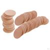 50pcs Round Unfinished Wood Pieces for Painting Drawing Engraving 36mm