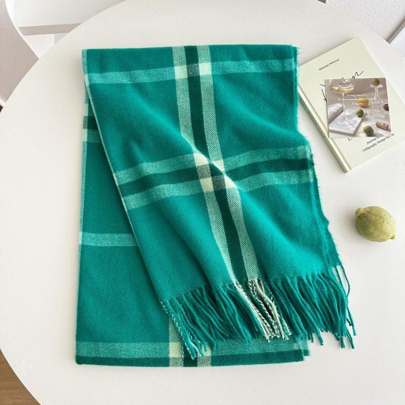Autumn and Winter New Babag Imitation Cashmere Scarf Classic Fashion Versatile Warm Shawl Couple Scarf