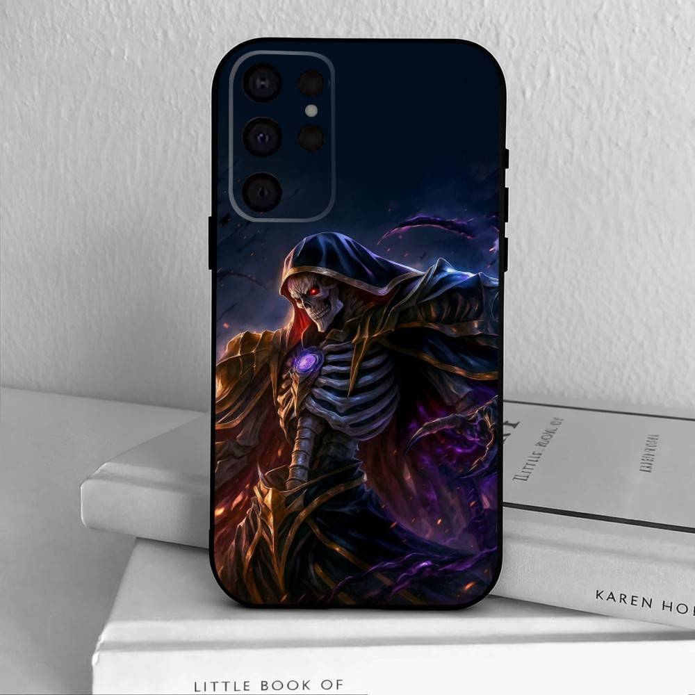 Anime O-Overlord-D  Phone Case For Samsung S25,S24,S21,S22,S23,S30,Ultra,S20,Plus,Others Soft Black Case