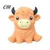 Stress Ball Fidget Toy Highland Cow Relief Toy, Squeezable Cattle Sensory Soft Calming for Office Home and Classroom Shape