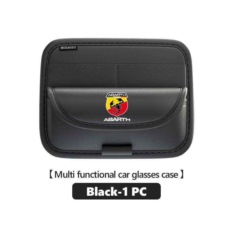 Car Sun Visor Glasses Case Sunshade Clamp Sunglasses Holder For Abarth FIAT 500 Ducato Stilo Palio UNO Astra Bravo Tipo V8